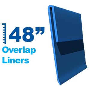 Above Ground Overlap Liners for 48 Inch Pool Wall Heights