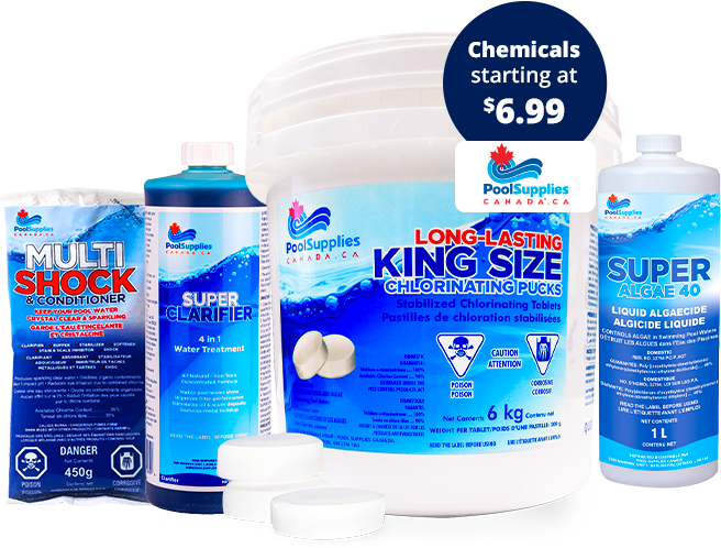 Pool Chemicals on Sale From $6.99