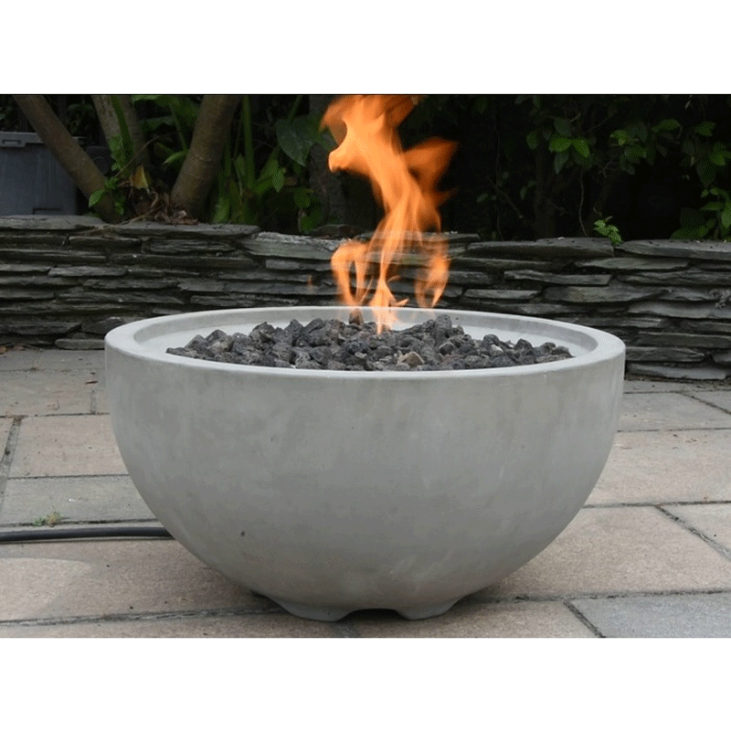 Nantucket 26 Inch Round Propane Fire Bowl with Cover | Pool Supplies Canada