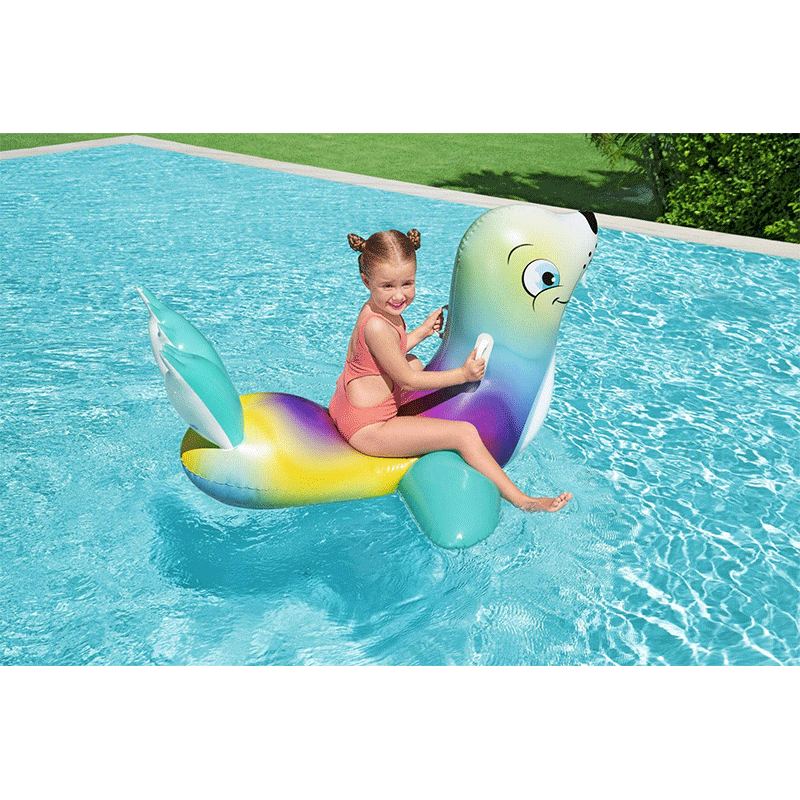 H2OGO! Flash N' Splash Seal Kids Ride-On Pool Float | Pool Supplies Canada