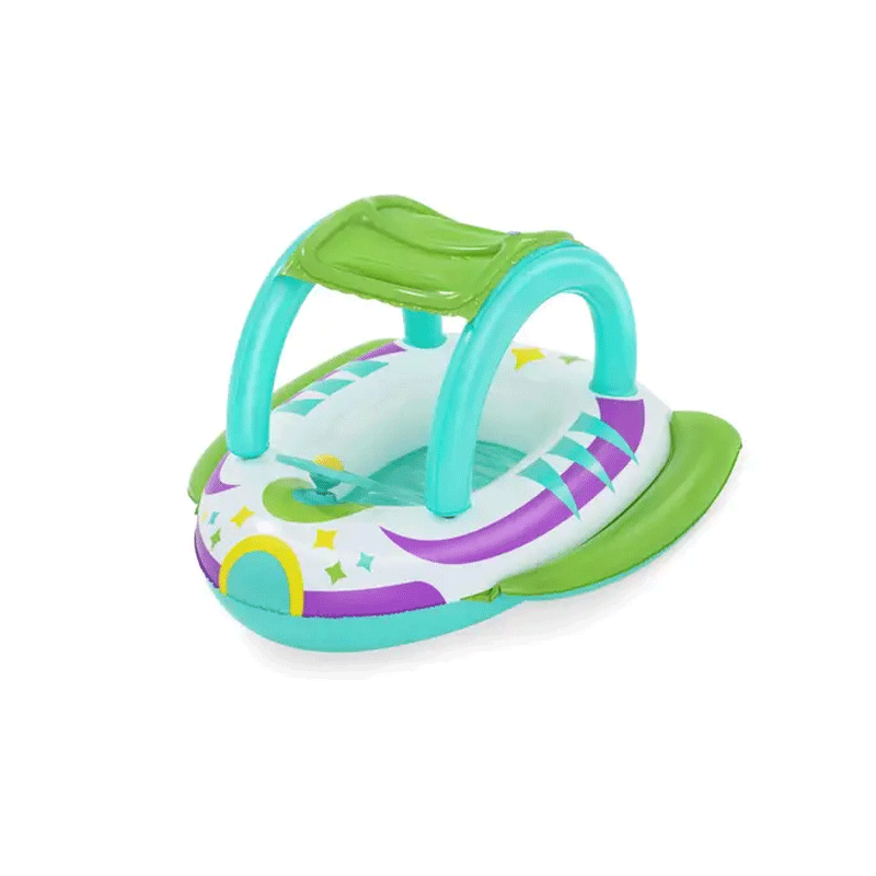 H2OGO! Space Splash Inflatable Baby Boat With Sunshade