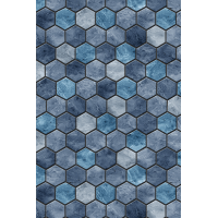 Travertine Hex 12 x 18 ft Oval UniBead Liner 52 inch Standard Specifications