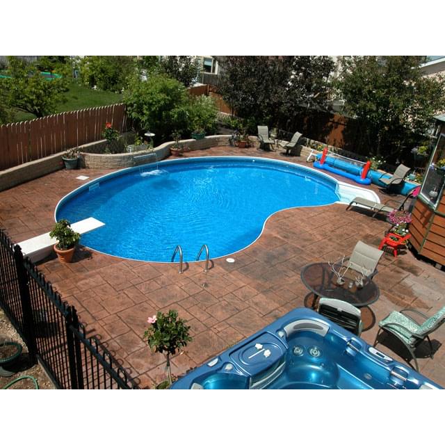 24 foot inground pool