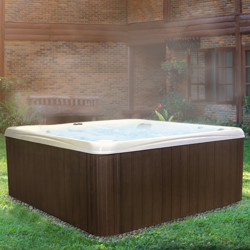 NorthFlo 735L Hot Tub (Alpine White / Brown) | Pool Supplies Canada