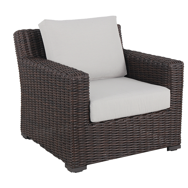 Cossette Lounge Chair (Espresso / Canvas) | Pool Supplies Canada