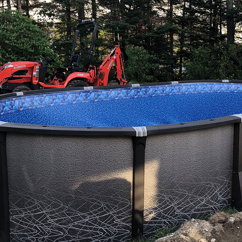 River Stone 15 x 30 ft Oval UniBead Liner 52 inch Standard Specifications