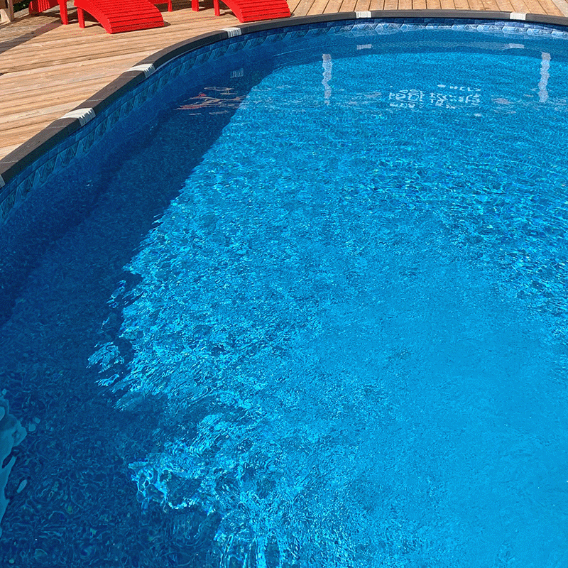 River Stone 18 x 33 ft Oval UniBead Liner 52 inch Standard Specifications