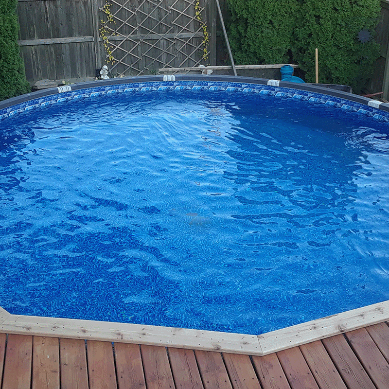 River Stone 18 x 33 ft Oval UniBead Liner 52 inch Standard Specifications