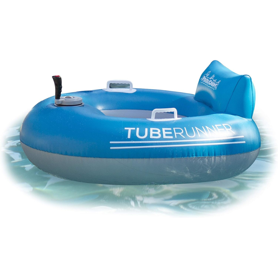 Pool Candy Tube Runner Motorized Luxury Inflatable Pool Lounger | Pool ...