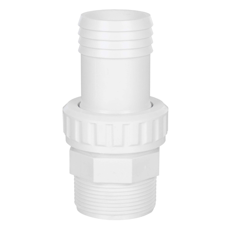 Adaptateur fileté/barré à connexion rapide de 1,5 pouce en ABS