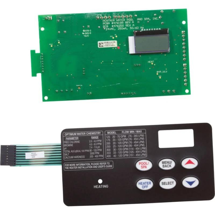 Ensemble PCBA de carte de commande de chauffage Pentair MasterTemp et Max-E-Therm