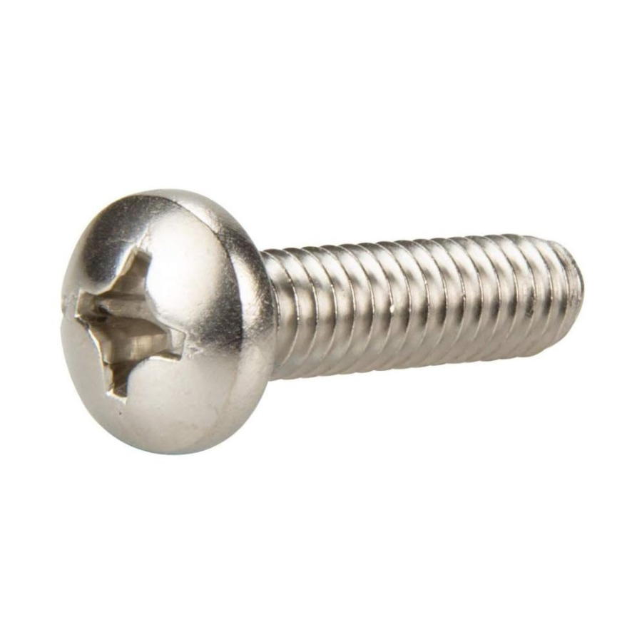 Pentair 71652 - Stainless Steel Left Hand Phillips Pan Screw 1/4-20X1 18-8