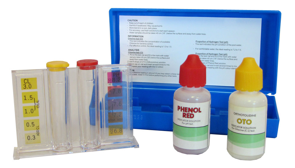 Kit Pour Tester L'eau De Piscine Kit Analyseur De Chlore Et De Ph