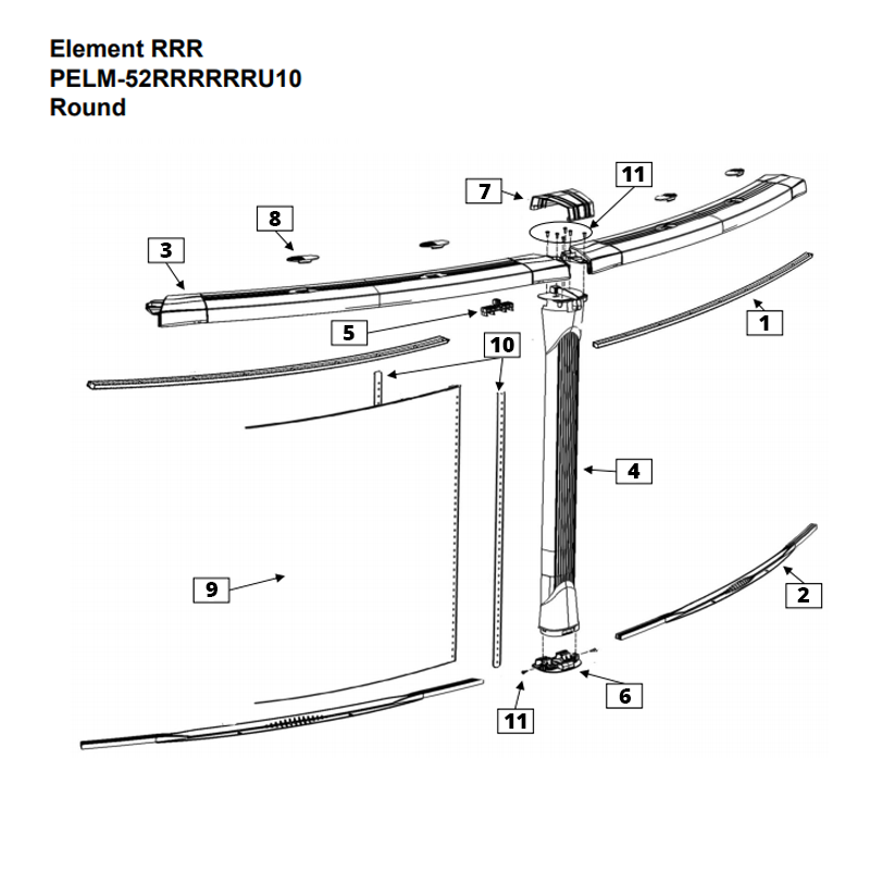 Trendium Pool Products 11823 - Wall Bar For 52
