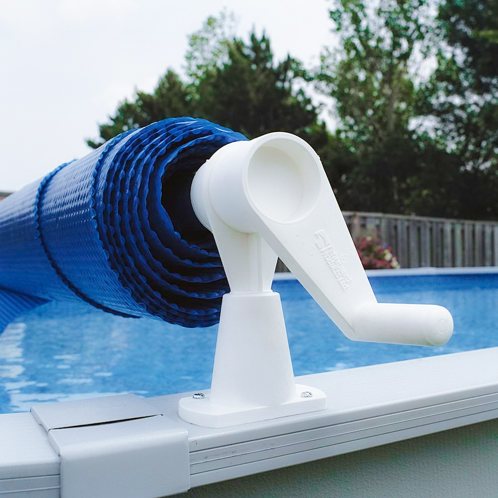 Enrouleur de couverture solaire pour piscine hors terre Feherguard avec  tube de 18 pieds inclus
