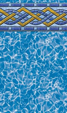 33 ft round beaded pool liner