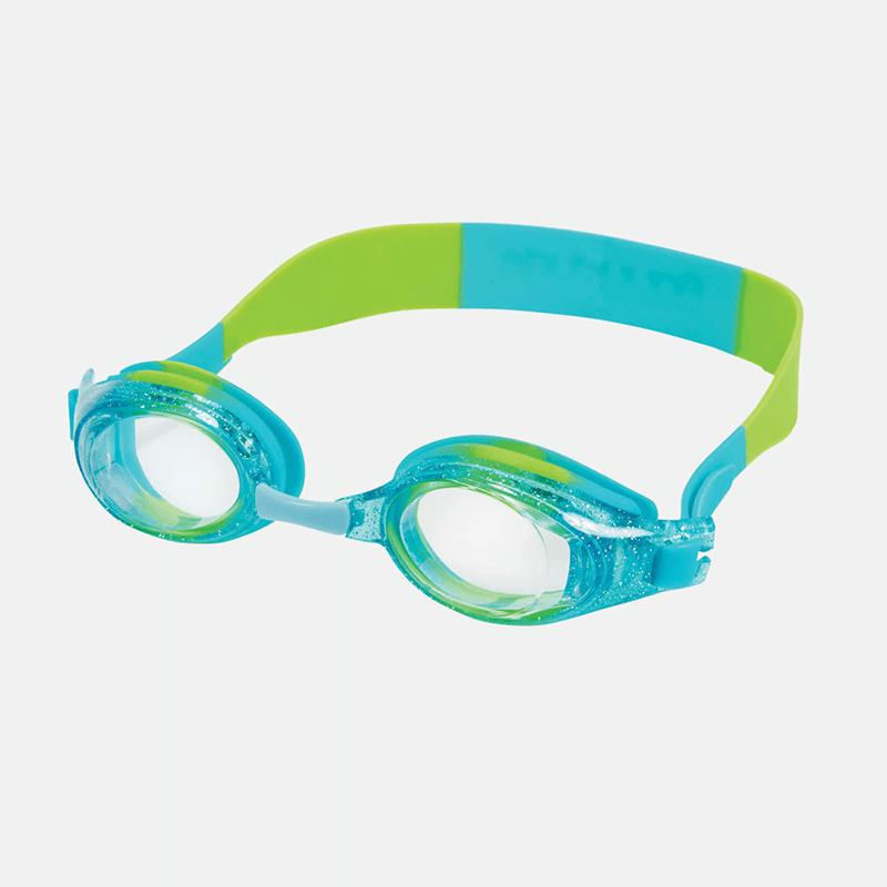 Child Anemone Jr Clear / Aqua Sparkly Swim Goggles | Pool Supplies Canada