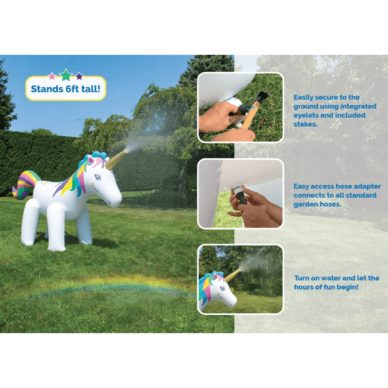 7ft unicorn sprinkler