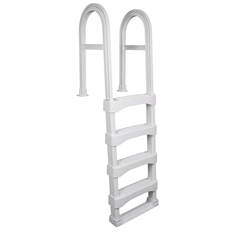 Snap Lock Above Ground Deck Ladder (White)