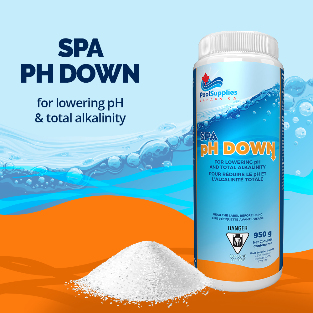 Pool Supplies Canada Spa PH Down (950g) | Pool Supplies Canada