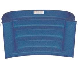 Open Box Performance Step 8 ft 4 Tread French Curved - Blue Granite