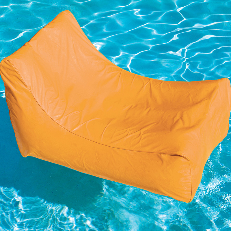 Solstice Sunsoft Orange Fabric Inflatable Lounge Chair