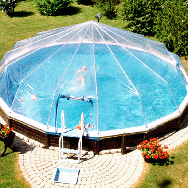 30 ft Round Pool Sun Dome With 20 Panels for Above Ground Pools | Pool ...