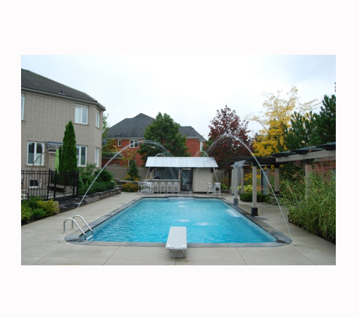 18 x 36 ft Rectangle 6 Inch Radius Corners Inground Pool Basic Package