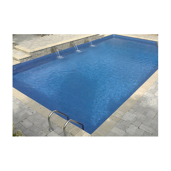 18 x 36 ft Rectangle 6 Inch Radius Corners Inground Pool Basic Package