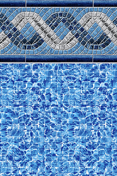 15x30 oval beaded pool liner