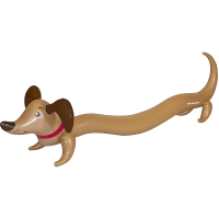 Doogie Inflatable Doodle Ride-On Pool Float