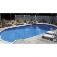 16 x 32 ft Oval Inground Pool Complete Package