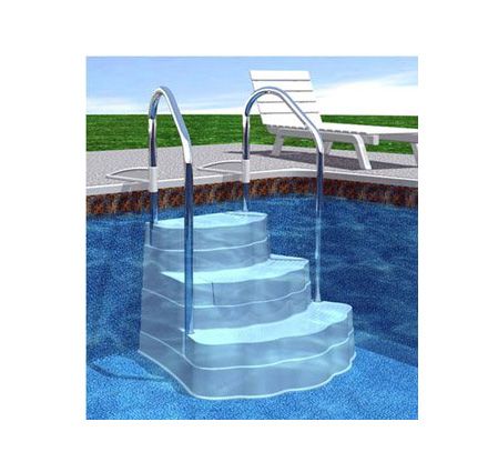 inground swimming pool stairs